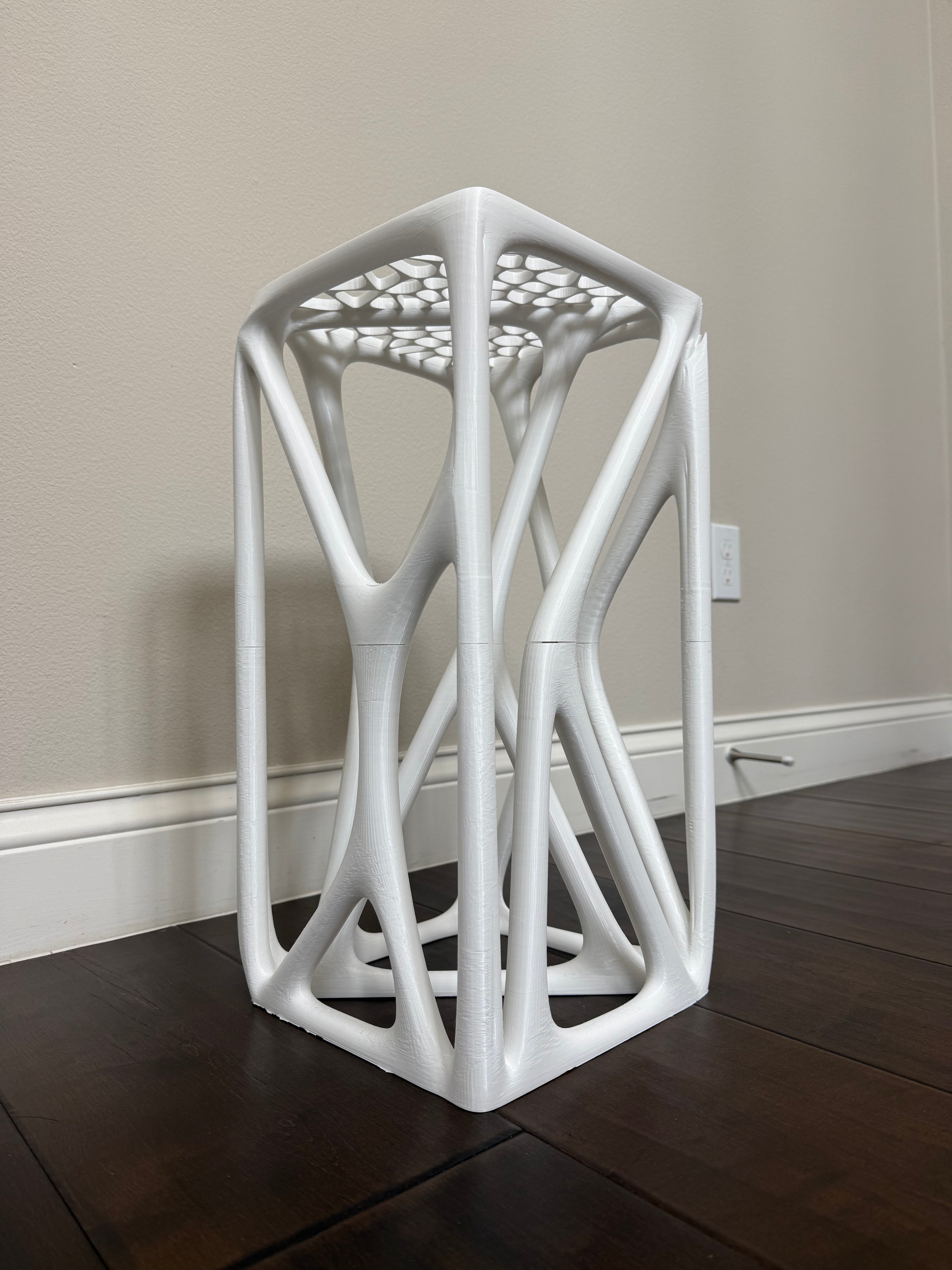 Voronoi Nightstand - Modern Accent Table